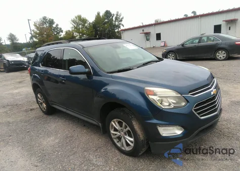2016 Chevrolet Equinox Lt из США, поврежденный, VIN 2GNALCEK1G6180332